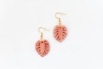 Monstera Earrings